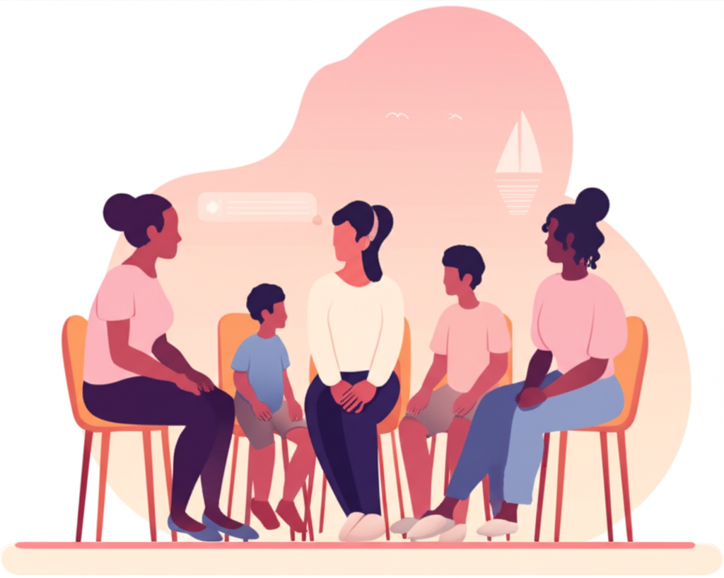 Ilustración de TERAPIA FAMILIAR